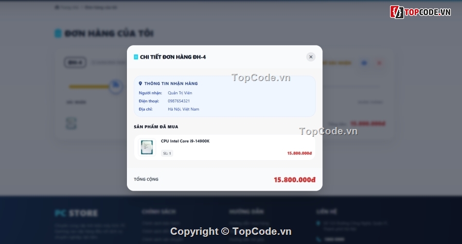 Web bán máy tính,Website bán linh kiện máy tính,chat